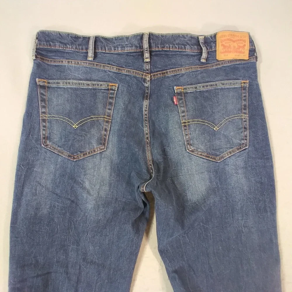 Levi's 514 jeans men's 40 x 32 regular fit straight Flex stretch denim pants